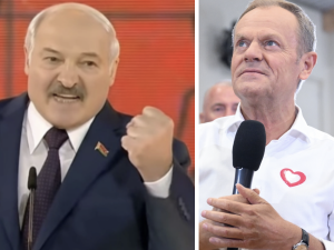 Mocne wsparcie dla Donalda Tuska od... Aleksandra Łukaszenki [WIDEO]