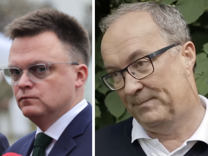 Zaczyna się kotłować w przyszłej koalicji: Lewica zgłosi Czarzastego na stanowisko, na które chrapkę ma Hołownia
