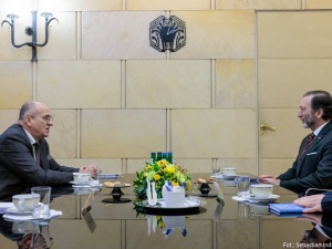 Zbigniew Rau spotkał się z ambasadorem Niemiec w Polsce