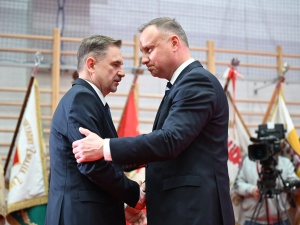 Piotr Duda: Prezydent i Solidarność to gwarancja bezpieczeństwa dla polskich rodzin i pracowników