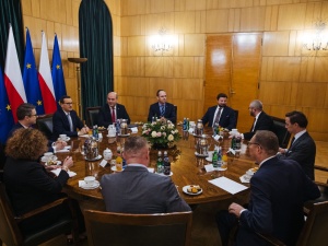 Politycy Konfederacji przyszli na spotkanie z Mateuszem Morawieckim