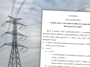 Nowa ustawa o mrożeniu cen energii. Ochrona odbiorców potrwa tylko do połowy 2024 r.