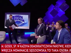 Awantura w studiu TVP: „Nie podoba mu się, a wszystkie programy obskakuje”