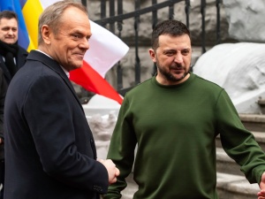 Zełenski zabiera głos po spotkaniu z Tuskiem