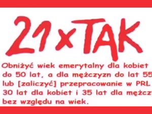 M. Ossowski, red. nacz. „TS”: Dla Solidarności emerytury stażowe to do dziś niezrealizowany 14. Postulat Sierpniowy