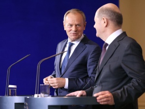 Tusk w Berlinie: Kwestia reparacji jest zamknięta