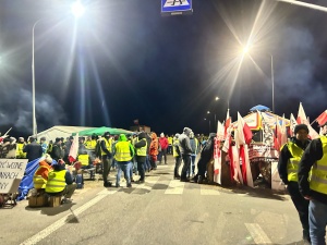 Młody rolnik na granicy: Na pewno nie ustąpimy!