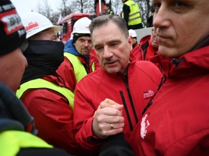 Piotr Duda: Dla Solidarności pracowniczej to bardzo ważne, aby pokazać tę prawdziwą solidarność z protestującymi rolnikami