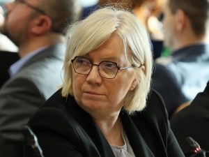 Sejm przyjął uchwałę w sprawie TK. Prezes Julia Przyłębska zabrała głos z mównicy
