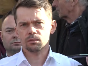 Michał Kołodziejczak ucieka przed pytaniami Tysol.pl: Ja na pani pytania nie odpowiadam
