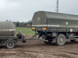 Mieszkańcy Ostrołęki ewakuowani. Niewybuch na stadionie 