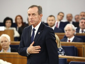 Burza po wywiadzie Grodzkiego dla brytyjskich mediów, w którym obraża wyborców PiS