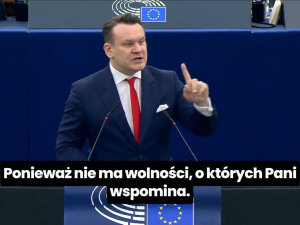 Tarczyński do von der Leyen: Przegracie te wybory i dobrze o tym wiecie