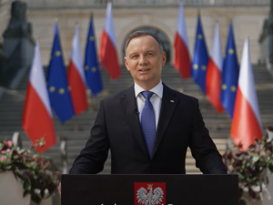 Prezydent Andrzej Duda wygłosił orędzie. Zabrał głos na temat Unii Europejskiej 