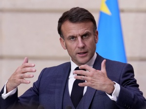 Co jeśli Rosja przełamie front na Ukrainie? Macron zabiera głos