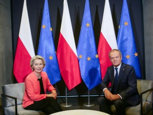 Wizyta Ursuli von der Leyen w Polsce. To są jakieś jaja [WIDEO]