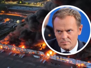 Pożar na Marywilskiej 44 w Warszawie: Jest komentarz Donalda Tuska