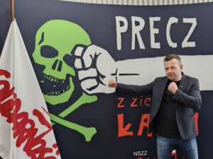 Znany bokser Damian Jonak popiera akcję Solidarności #PreczZzielonymŁadem