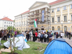 Protest na Uniwersytecie Warszawskim. Interweniowała policja