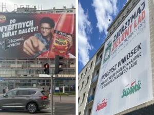 Gdańsk: Baner o Zielonym Ładzie „niezgodny”, baner z Wojewódzkim „zgodny”