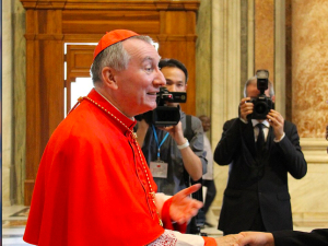 Bp Skomarowski: kard. Parolin na Ukrainie to znak, że papież jest blisko nas