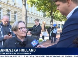 Pan bredzi! Reporter Telewizji Republika doprowadził Agnieszkę Holland do wściekłości