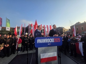 Dla Polski i Polaków!. Piotr Duda wspiera Karola Nawrockiego w Jaworznie