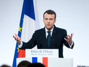 Prezydent Francji wzywa do reakcji po ataku na Krzywy Róg