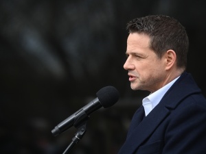 Wpadka Trzaskowskiego na wiecu. Dowiedziałem się o waszym mieście od studenta  