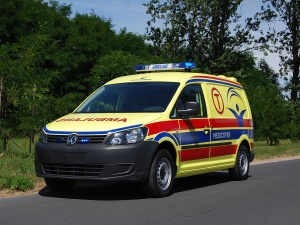 Atak nożownika w Krakowie. Do szpitala trafił poszkodowany mężczyzna