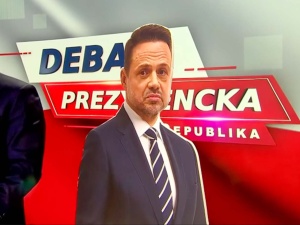 W debacie TV Republika pojawił się... kartonowy Rafał Trzaskowski