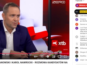 Czat Kanału Zero zwariował. Karol Nawrocki u Krzysztofa Stanowskiego. Komentarze