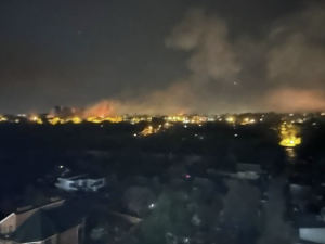 Atak Rosjan na Dniepr. Miasto w płomieniach