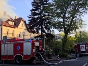 Pożar przedszkola w Koszalinie. Służby zarządziły ewakuację