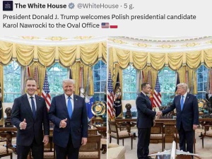 Karol Nawrocki spotkał się z prezydentem USA. Donald Trump: Wygrasz!