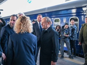 Tusk w Kijowie odstawiony na boczny tor