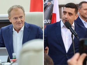 Donald Tusk uderzył w George Simiona. Takiej odpowiedzi się nie spodziewał