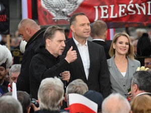 Piotr Duda w Katowicach: To ostatnia prosta przed ciszą wyborczą. My już wiemy, na kogo zagłosujemy