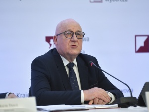 Pierwsza konferencja PKW. Sylwester Marciniak podał informacje o przebiegu wyborów