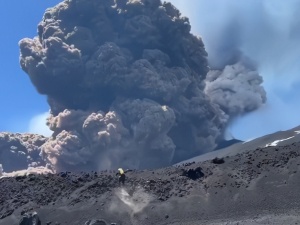 Erupcja wulkanu Etna. Są nagrania