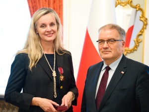 Monika Jabłońska–Chodakiewicz odznaczona Złotym Krzyżem Zasługi