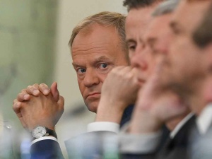 Tusk zdradził, co powiedział Dudzie i Nawrockiemu