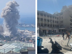 Iran ostrzelał izraelski port. Gigantyczny dym w Hajfie