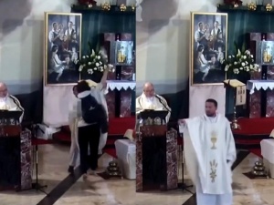 Chory na głowę. Skandaliczna próba profanacji w konkatedrze w Lubaczowie