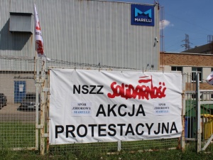 Doszliśmy do ściany. Pracownicy Marelli w Bielsku-Białej przeprowadzili strajk ostrzegawczy