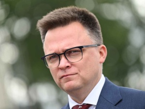Nocna rozmowa Szymon Hołowni i Adama Bielana? Reporterzy zrobili zdjęcia  