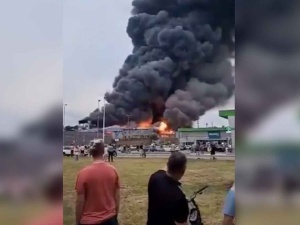 Ogromny pożar w Mińsku Mazowieckim