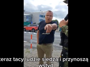 Fizyczny atak na wolontariuszy Ruchu Obrony Granic. Jest nagranie