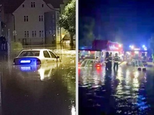 Tolkmicko zalane. Dramatyczna sytuacja nad Zalewem Wiślanym