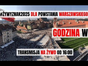 „Żywy Znak dla Powstania Warszawskiego 2025” – oglądaj transmisję na żywo!